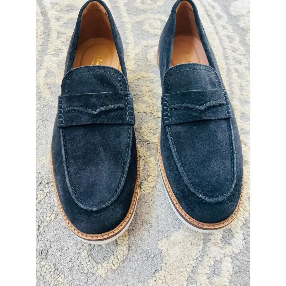 New❤️Clarks Mens Atticus Lt Slip Loafer Flat sz10